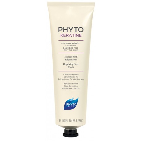 Phyto Phytokeratine Maschera riparatrice alla cheratina vegetale per capelli danneggiati 150 ml