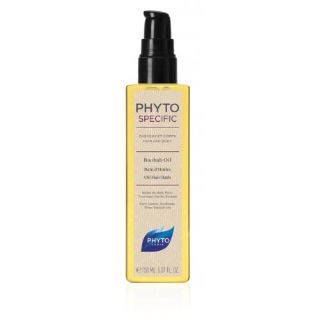 Phyto Phytospecific Baobab Oil - Olio anti crespo e rigenerante per capelli ricci 150 ml