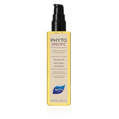 Phyto Phytospecific Baobab Oil - Olio anti crespo e rigenerante per capelli ricci 150 ml