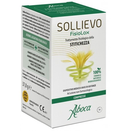 Aboca Sollievo Fisiolax 90 compresse - Integratore contro la stitichezza