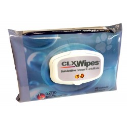 CLX Wipes Salviettine detergenti umidificate con clorexidina 40 strappi