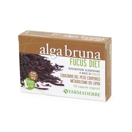 Farmaderbe Alga Bruna Fucus Diet integratore per dimagrire 30 capsule