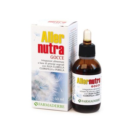 Farmaderbe Aller Nutra integratore contro sintomi dell'allergia gocce 50 ml Farmaderbe Aller Nutra integratore contro sintomi dell'allergia gocce 50 ml