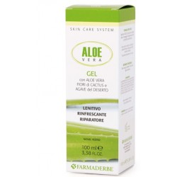 Farmaderbe Aloe Vera Gel  Viso Lenitivo Emolliente 100 ml
