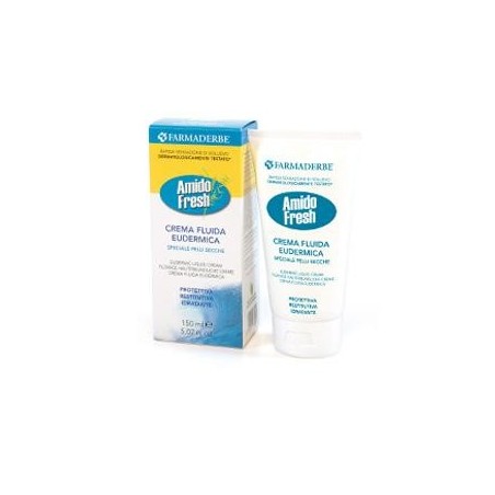 Farmaderbe Amido Fresh Crema fluida eudermica per sollievo da pelle secca 150 ml Farmaderbe Amido Fresh Crema fluida eudermica per sollievo da pelle secca 150 ml