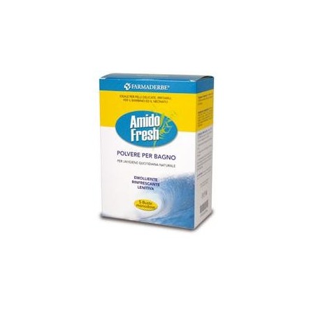 Farmaderbe Amido Fresh Polvere da bagno 5 buste monodose Farmaderbe Amido Fresh Polvere da bagno 5 buste monodose