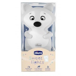 Chicco Luce da notte ricaricabile per bambini a forma di volpe 1 pezzo