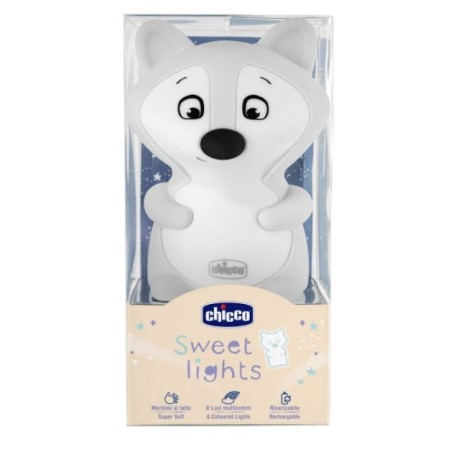 Chicco Luce da notte ricaricabile per bambini a forma di volpe 1 pezzo Chicco Luce da notte ricaricabile per bambini a forma di volpe 1 pezzo