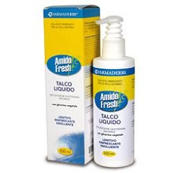 Farmaderbe Amido Fresh Talco liquido assorbente, lenitivo e rinfrescante 200 ml