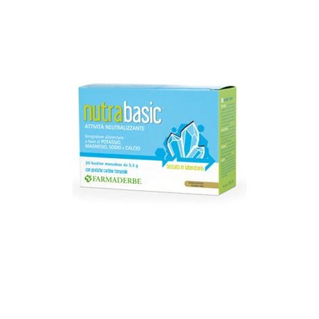 Farmaderbe Nutrabasic integratore multiminerale 20 bustine