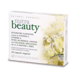 Farmaderbe Nutra Line Beauty integratore antiossidante antirughe 30 capsule