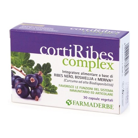 Farmaderbe CortiRibes integratore per sistema immunitario e articolazioni 30 capsule