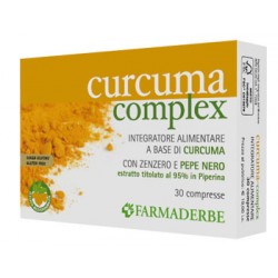 Farmaderbe Curcuma Complex integratore digestivo antinausea 30 compresse