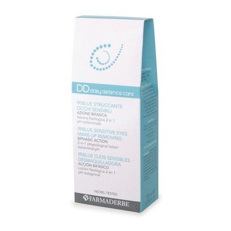 Farmaderbe DD Body Iriblue Struccante occhi sensibili bifasico 100 ml Farmaderbe DD Body Iriblue Struccante occhi sensibili bifasico 100 ml