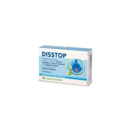 Farmaderbe Disstop integratore per digestione e intestino 30 compresse Farmaderbe Disstop integratore per digestione e intestino 30 compresse