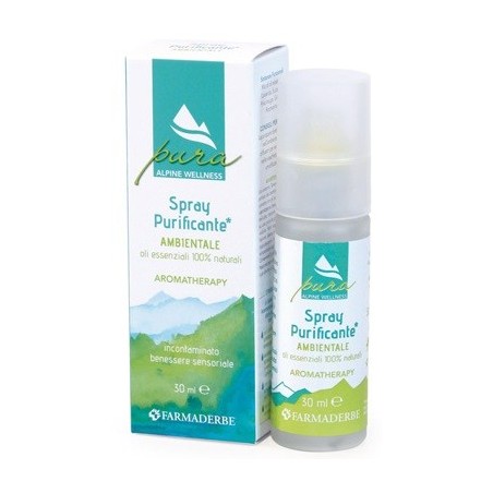 Farmaderbe Pura Spray purificante profumo vette alpine aromatico 30 ml Farmaderbe Pura Spray purificante profumo vette alpine aromatico 30 ml
