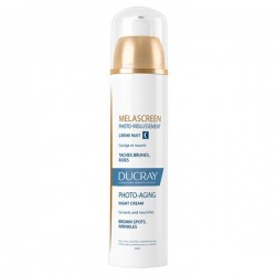 Ducray Melascreen Crema notte fotoinvecchiamento contro rughe e macchie 50 ml