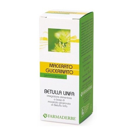 Farmaderbe Betulla Linfa macerato glicerinato 50 ml Farmaderbe Betulla Linfa macerato glicerinato 50 ml