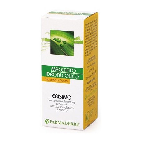 Farmaderbe Erisimo macerato idroalcolico 50 ml Farmaderbe Erisimo macerato idroalcolico 50 ml