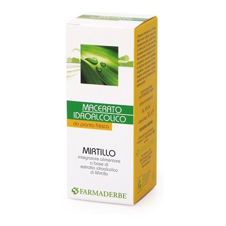Farmaderbe Mirtillo macerato idroalcolico 50 ml Farmaderbe Mirtillo macerato idroalcolico 50 ml