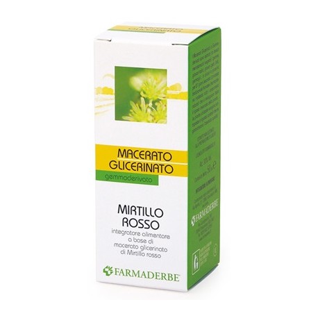 Farmaderbe Mirtillo Rosso Macerato glicerinato 50 ml