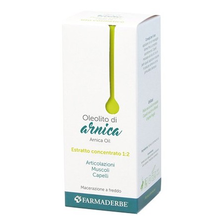 Farmaderbe Olio di Arnica per dolori muscolari e contusioni 100 ml Farmaderbe Olio di Arnica per dolori muscolari e contusioni 100 ml