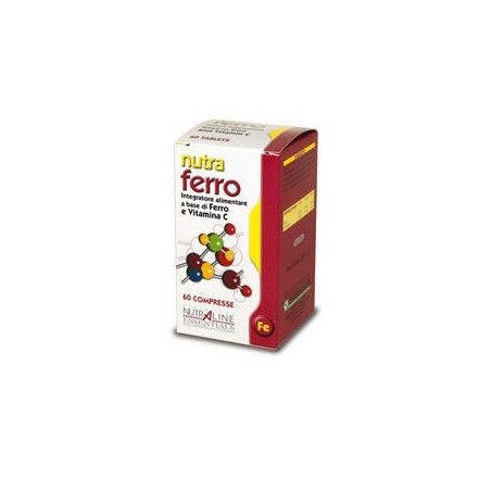 Farmaderbe Nutra Ferro integratore con ferro e vitamina C 60 compresse Farmaderbe Nutra Ferro integratore con ferro e vitamina C 60 compresse