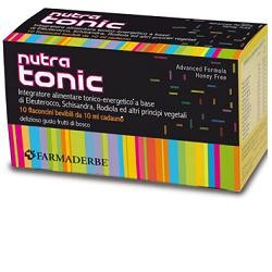 Farmaderbe Nutra Tonic Integratore Tonico 10 Flaconcini