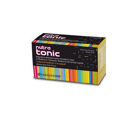 Farmaderbe Nutra Tonic Integratore Tonico 10 Flaconcini Farmaderbe Nutra Tonic Integratore Tonico 10 Flaconcini