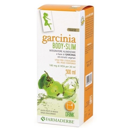 Farmaderbe Garcinia Body Slim integratore Dimagrante 500 ml Farmaderbe Garcinia Body Slim integratore Dimagrante 500 ml