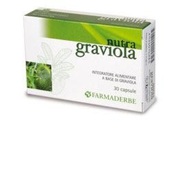 Farmaderbe Nutra Graviola integratore contro la stitichezza 30 capsule