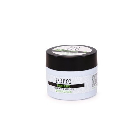 Farmaderbe Esotico Green Kiss burro corpo morbido nutriente 180 ml Farmaderbe Esotico Green Kiss burro corpo morbido nutriente 180 ml