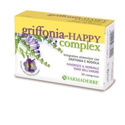 Farmaderbe Griffonia Happy Complex integratore per il tono dell'umore 30 compresse