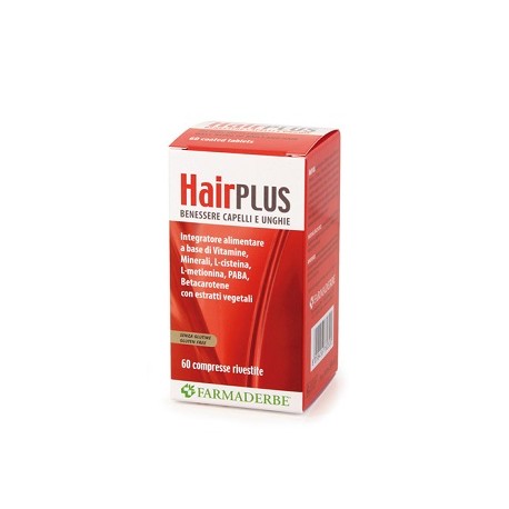 Farmaderbe Hairplus integratore per capelli e unghie 60 compresse