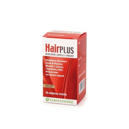 Farmaderbe Hairplus integratore per capelli e unghie 60 compresse Farmaderbe Hairplus integratore per capelli e unghie 60 compresse