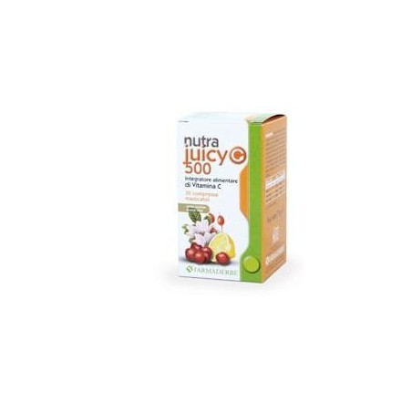Farmaderbe Nutra Juicy C 500 integratore per difese immunitarie 30 compresse Farmaderbe Nutra Juicy C 500 integratore per difese immunitarie 30 compresse