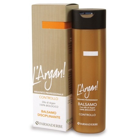 Farmaderbe L'Argan balsamo disciplinante capelli lunghi secchi anticrespo 200 ml