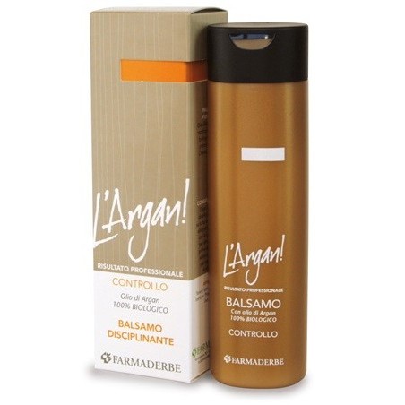 Farmaderbe L'Argan balsamo disciplinante capelli lunghi secchi anticrespo 200 ml Farmaderbe L'Argan balsamo disciplinante capelli lunghi secchi anticrespo 200 ml