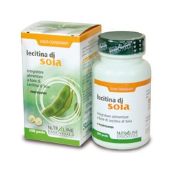 Nutra Line Lecitina di soia integratore alimentare 200 perle