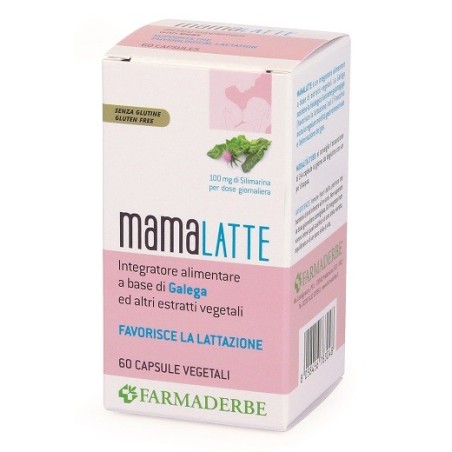 Farmaderbe Mama Latte integratore a base di galega per allattamento 60 capsule Farmaderbe Mama Latte integratore a base di galega per allattamento 60 capsule