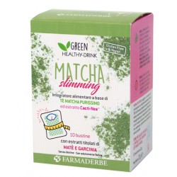Farmaderbe Matcha Slimming integratore drenante dimagrante 10 bustine