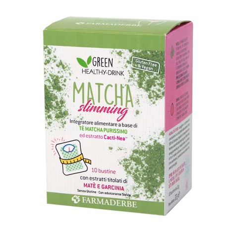 Farmaderbe Matcha Slimming integratore drenante dimagrante 10 bustine