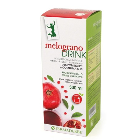 Farmaderbe Melograno Drink integratore antiossidante 500 ml Farmaderbe Melograno Drink integratore antiossidante 500 ml
