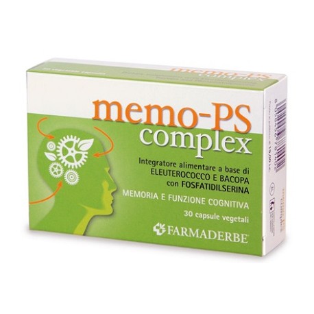 Farmaderbe Memo-PS Complex integratore per funzioni cognitive 30 capsule