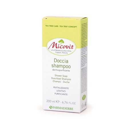 Farmaderbe Micovit Doccia Shampoo normalizzante pelle capelli 200 ml