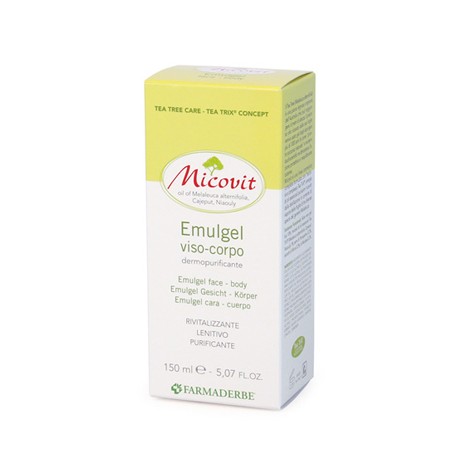 Farmaderbe Micovit Emulgel Viso corpo lenitivo idratante 150 ml