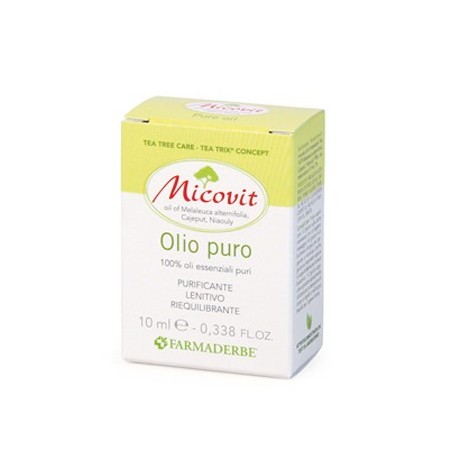 Farmaderbe Micovit puro miscela di oli essenziali normalizzanti cute 10 ml Farmaderbe Micovit puro miscela di oli essenziali normalizzanti cute 10 ml