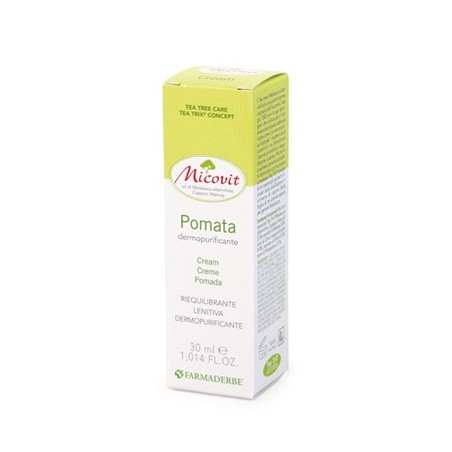 Farmaderbe Micovit Pomata dermopurificante pelle impura 30 ml Farmaderbe Micovit Pomata dermopurificante pelle impura 30 ml