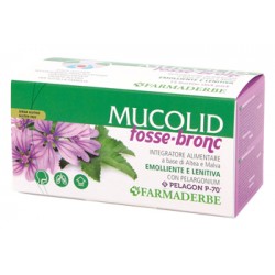 Farmaderbe Mucolid Tosse-Bronc integratore lenitivo per la tosse 15 bustine