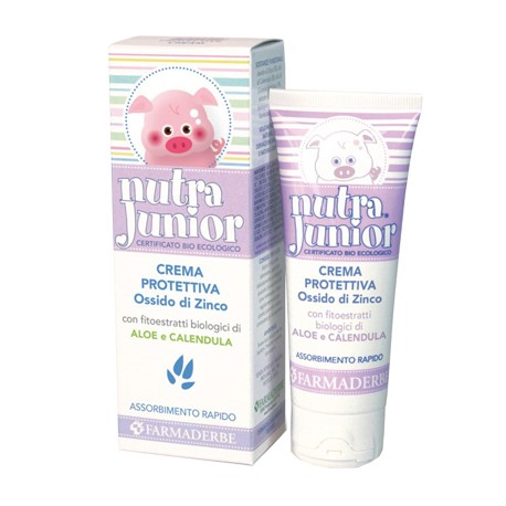 Farmaderbe Nutra Junior Crema Protettiva ossido di zinco per cambio pannolino 75 ml